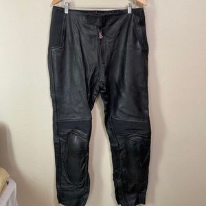 First gear leather jean pants